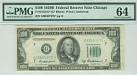 Fr.2159-G*, 1950B $100 FRN, ChCU, PMG-64, G00407275*